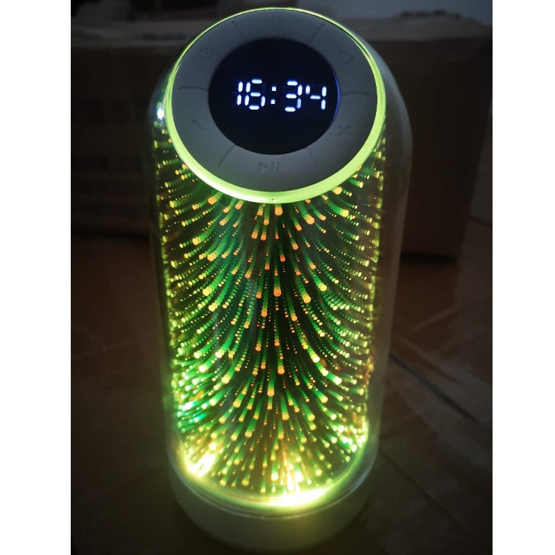 FB-BSK3 High-End Bluetooth Relógio de Rádio Speaker com 7 cores Alterando a iluminação LED