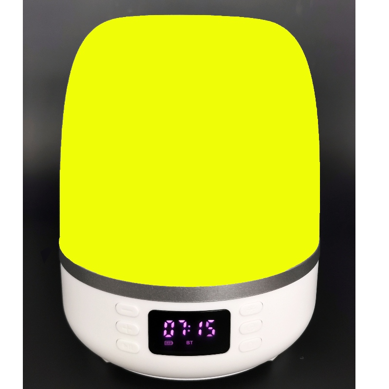 FB-BSK5 Bluetooth Clock Speaker de rádio com lâmpada de desktop, bola de discoteca e iluminação de projeção